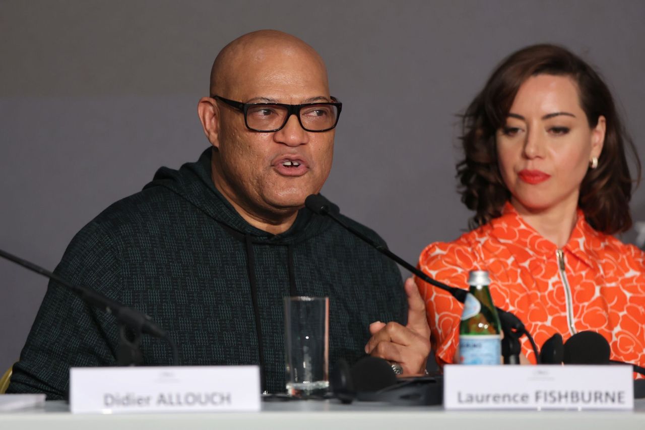 Aubrey Plaza at the Megalopolis Press Conference at Cannes Film Festival4